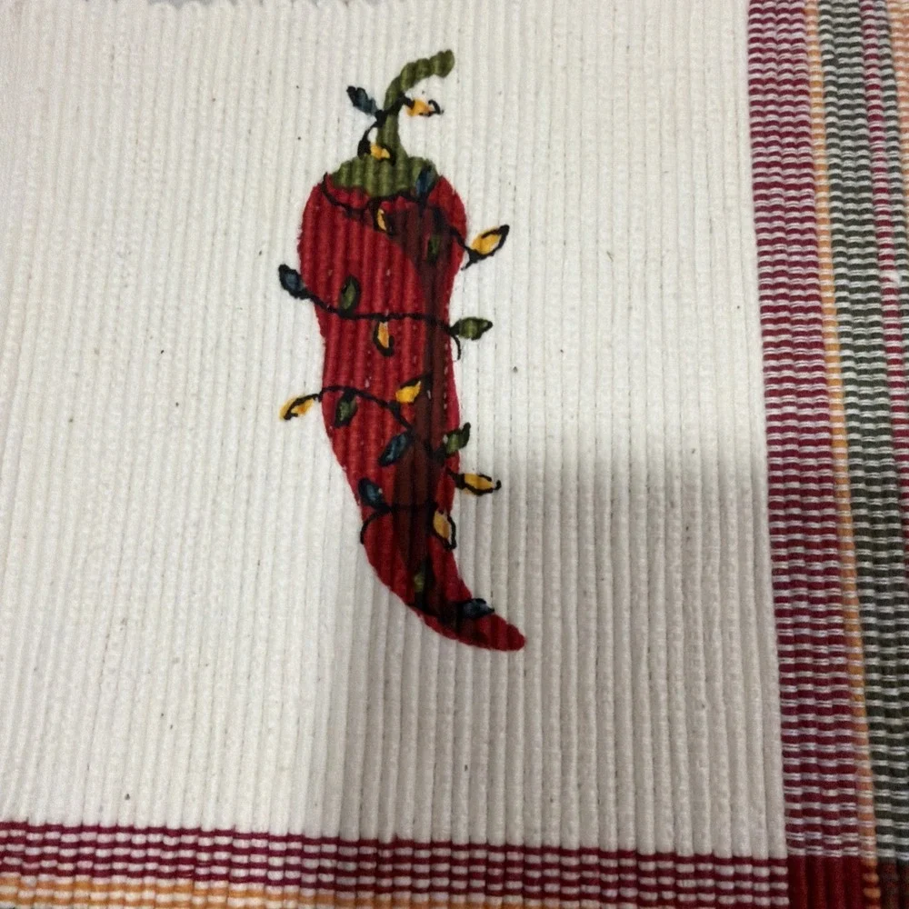 Set Of 4 Vintage St Nick Square Cowboy Western Christmas Placemats 001
